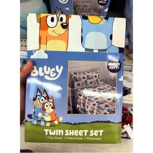 Bluey Twin Holiday Sheet Set